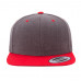Кепка FlexFit 6089MT - Classic Snapback Dark Heather/Red Кепка FlexFit 6089MT - Classic Snapback Dark Heather/Red