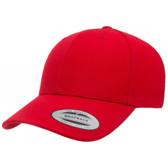 Кепка FlexFit 6789M - Curved Visor Snapback Red Кепка FlexFit 6789M - Curved Visor Snapback Red
